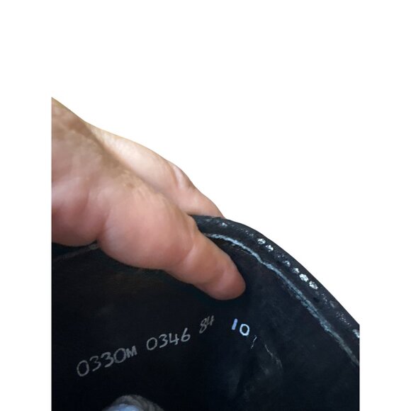 Cofi Womens Black Snake Embossed Leather Buckle Boots Size 10 - Picture 5 of 8